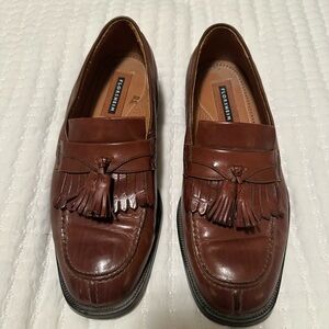 Florsheim Men’s Brown Tassel Slip-On Loafers